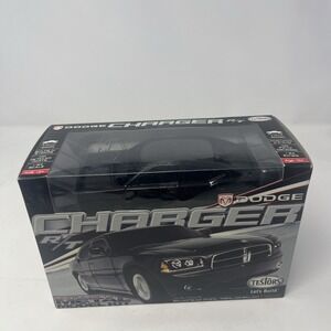 TESTORS 1:24 Black Crystal DODGE CHARGER R/T Metal Model Kit  New